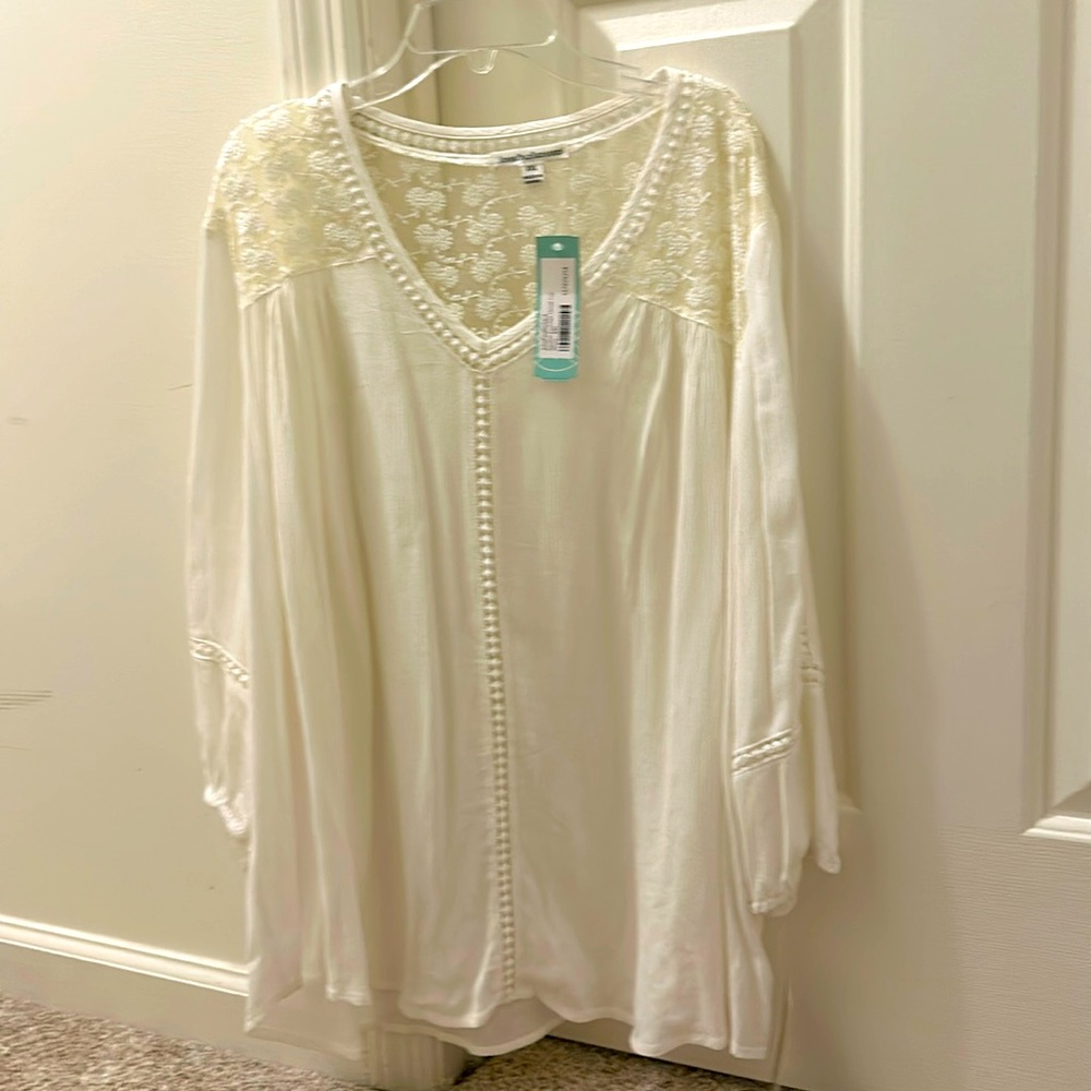John Paul Richard blouse from Stitch Fix